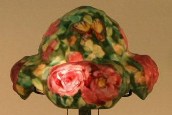 Pairpoint Lamp Rose Shade Value